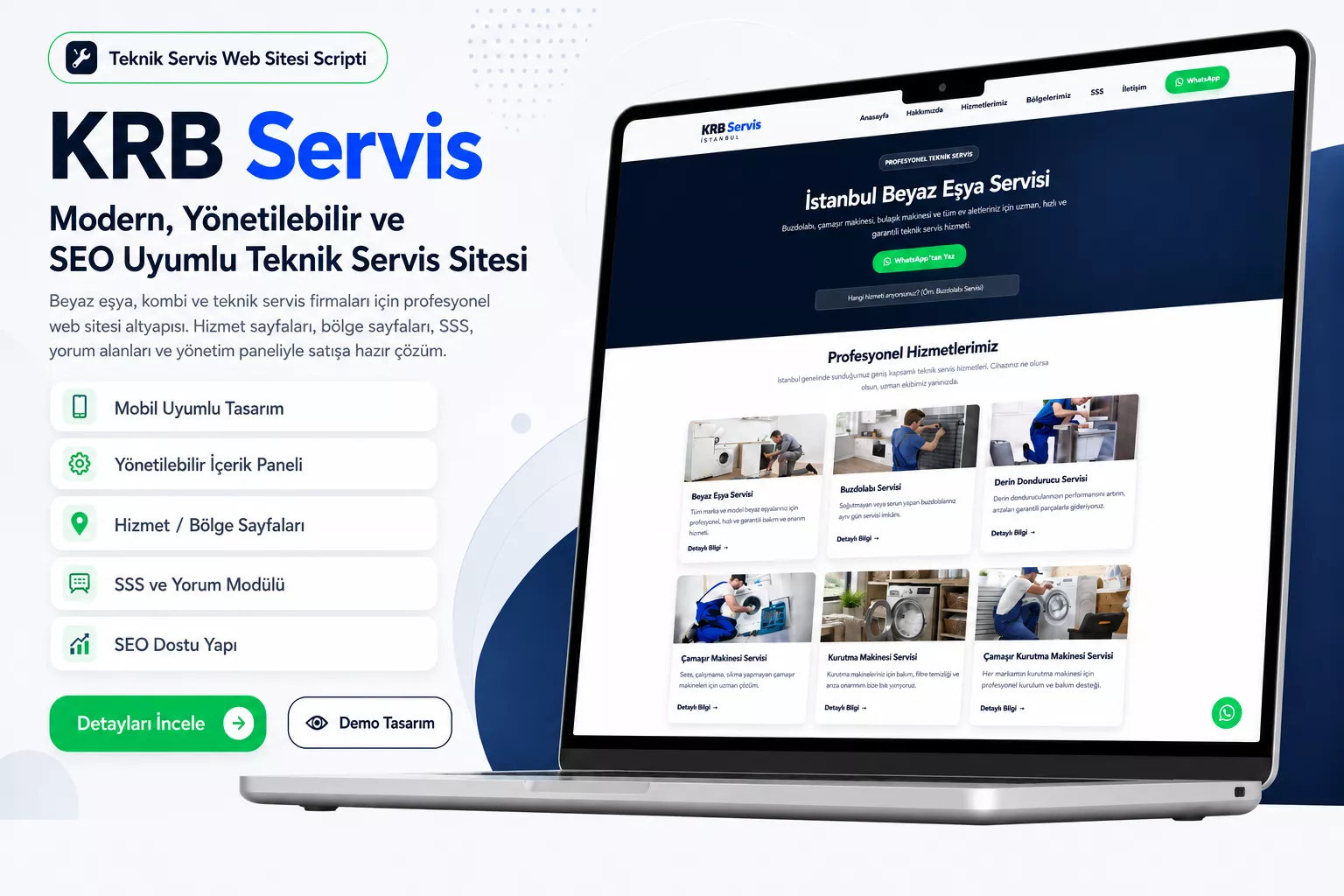 Beyaz Eşya Servisi Web Sitesi